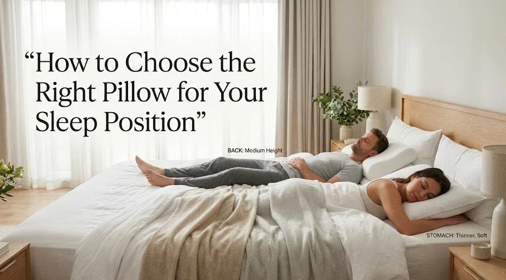 How to Choose the Right Pillow for Your Sleep Position