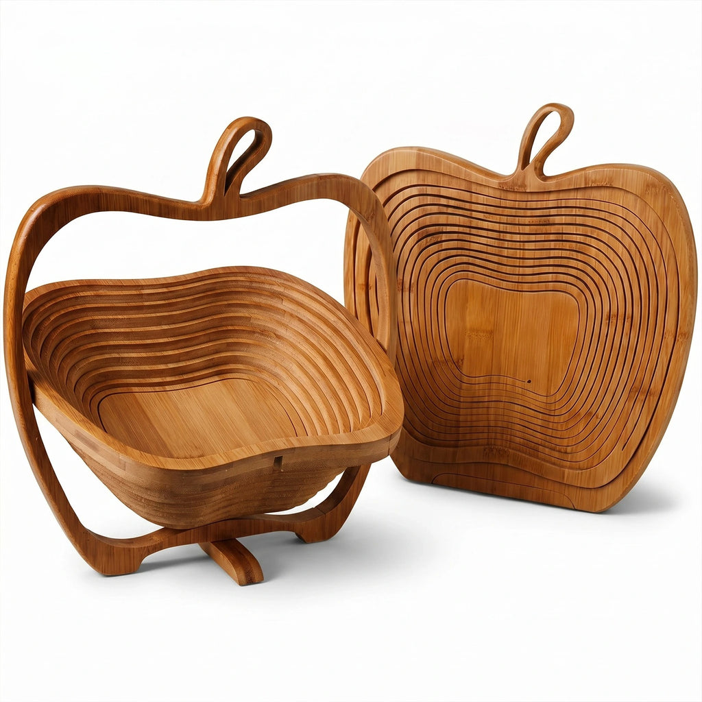 Bamboo Fruit Bowl Basket