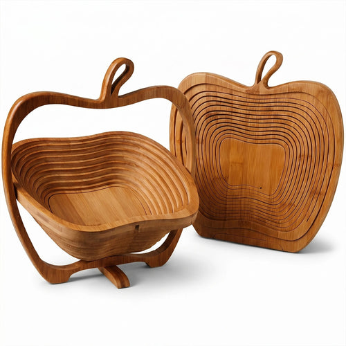 Bamboo Fruit Bowl Basket