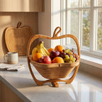 Bamboo Fruit Bowl Basket
