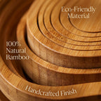 Bamboo Fruit Bowl Basket
