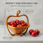 Bamboo Fruit Bowl Basket