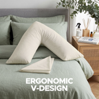 V-Shaped Pillow – Relief for Neck, Back & Shoulder Pain