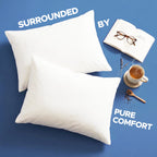 Duck Feather Filled Pillow Set