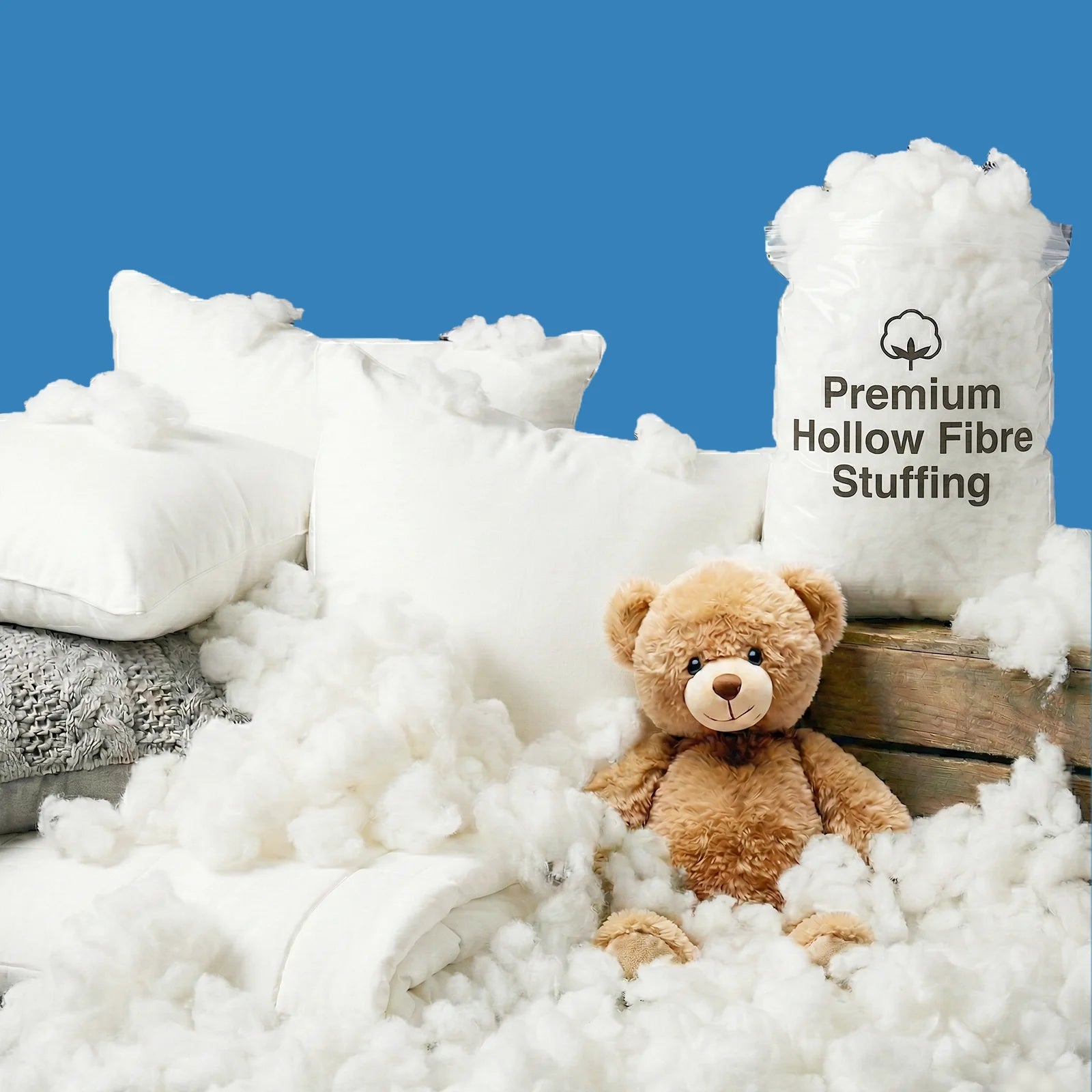 Hollow Fibre Cotton for DIY & Craft
