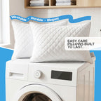 Premium Quilted Hollow Fibre Pillow Set