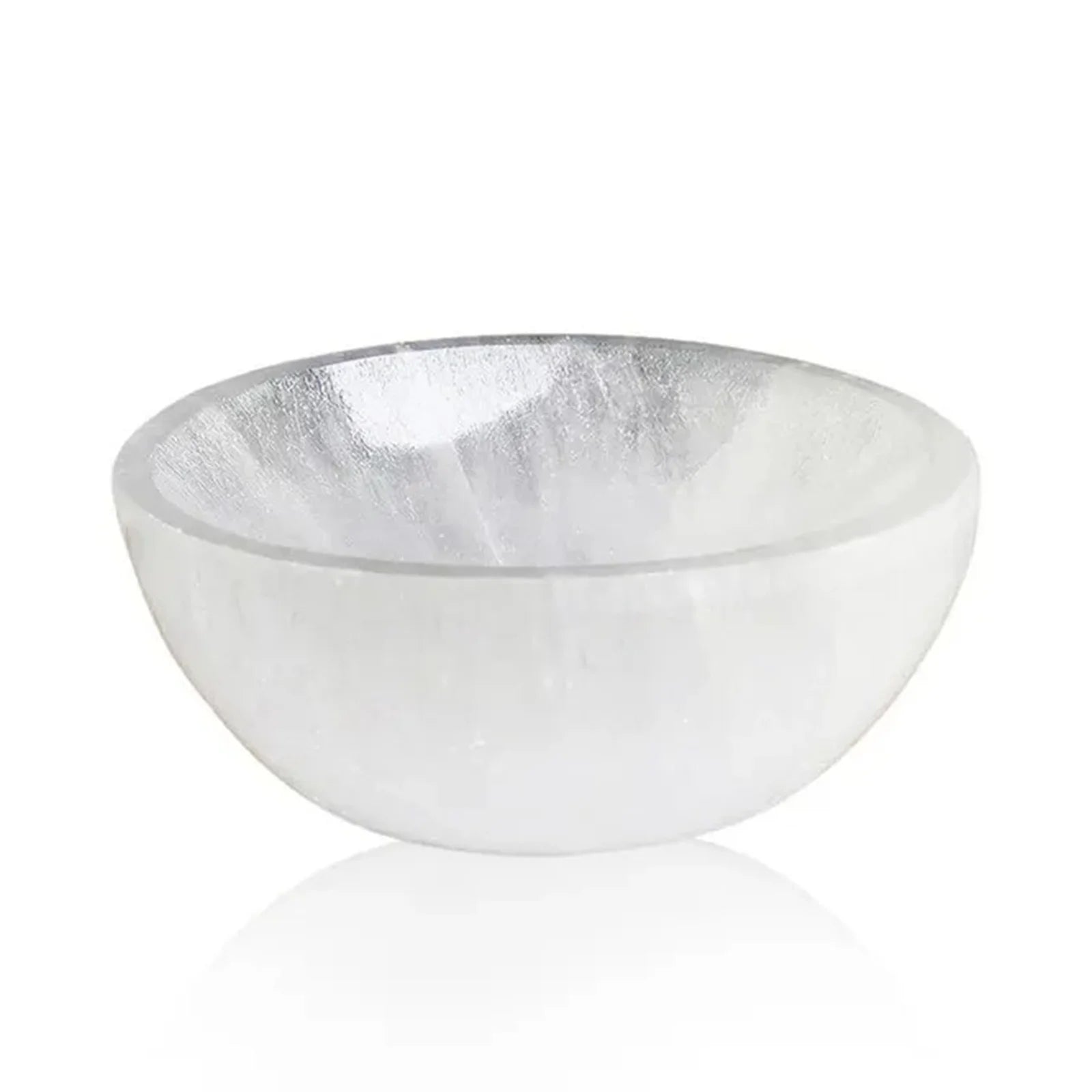 Selenite Bowl Round Shape Natural Crystal