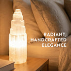 Moroccan Selenite Mountain Lamp