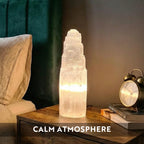 Moroccan Selenite Mountain Lamp