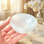 Selenite Bowl Round Shape Natural Crystal