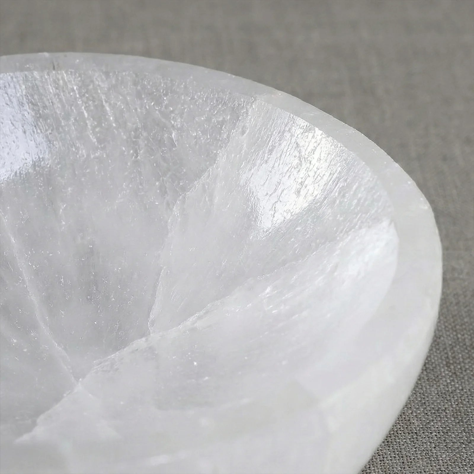 Selenite Bowl Round Shape Natural Crystal