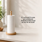 Wooden Paper Towel Holder