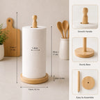 Wooden Paper Towel Holder