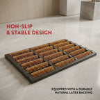 Coir Doormat Heavy Duty Non-Slip Outdoor Shoe Scraper