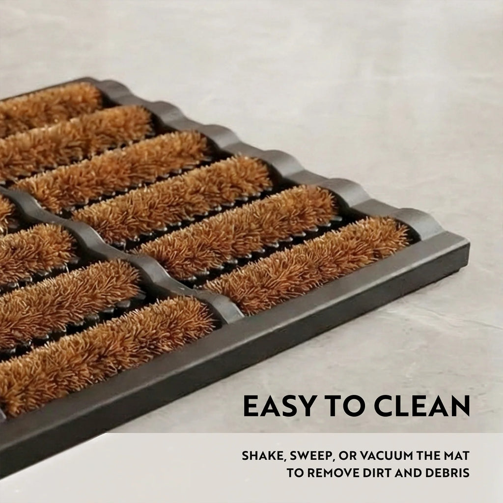 Coir Doormat Heavy Duty Non-Slip Outdoor Shoe Scraper